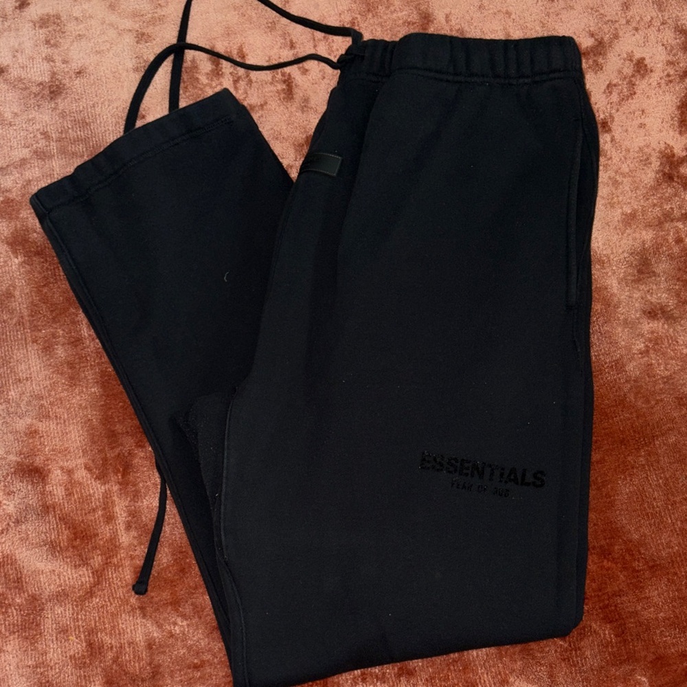 Essentials Black Joggers for Men